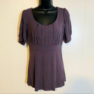 Moda International NWT purple shirt Size M